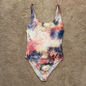 Tie dye bodysuit